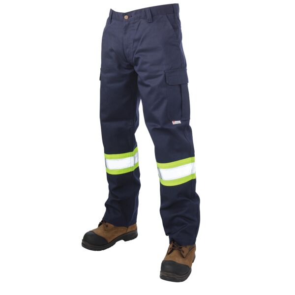 Relaxed Fit Twill Safety Cargo Utility Pant Thumbnail